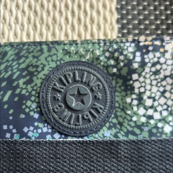 Kipling Multicolor Green & Teal Patterned Crossbody Bag - Picture 2 of 3